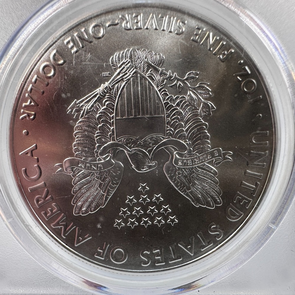 2017 (S) $1 Silver Eagle PCGS MS69 Premier Label Struck @ SF Mint "Near Perfect" - Picture 12 of 16